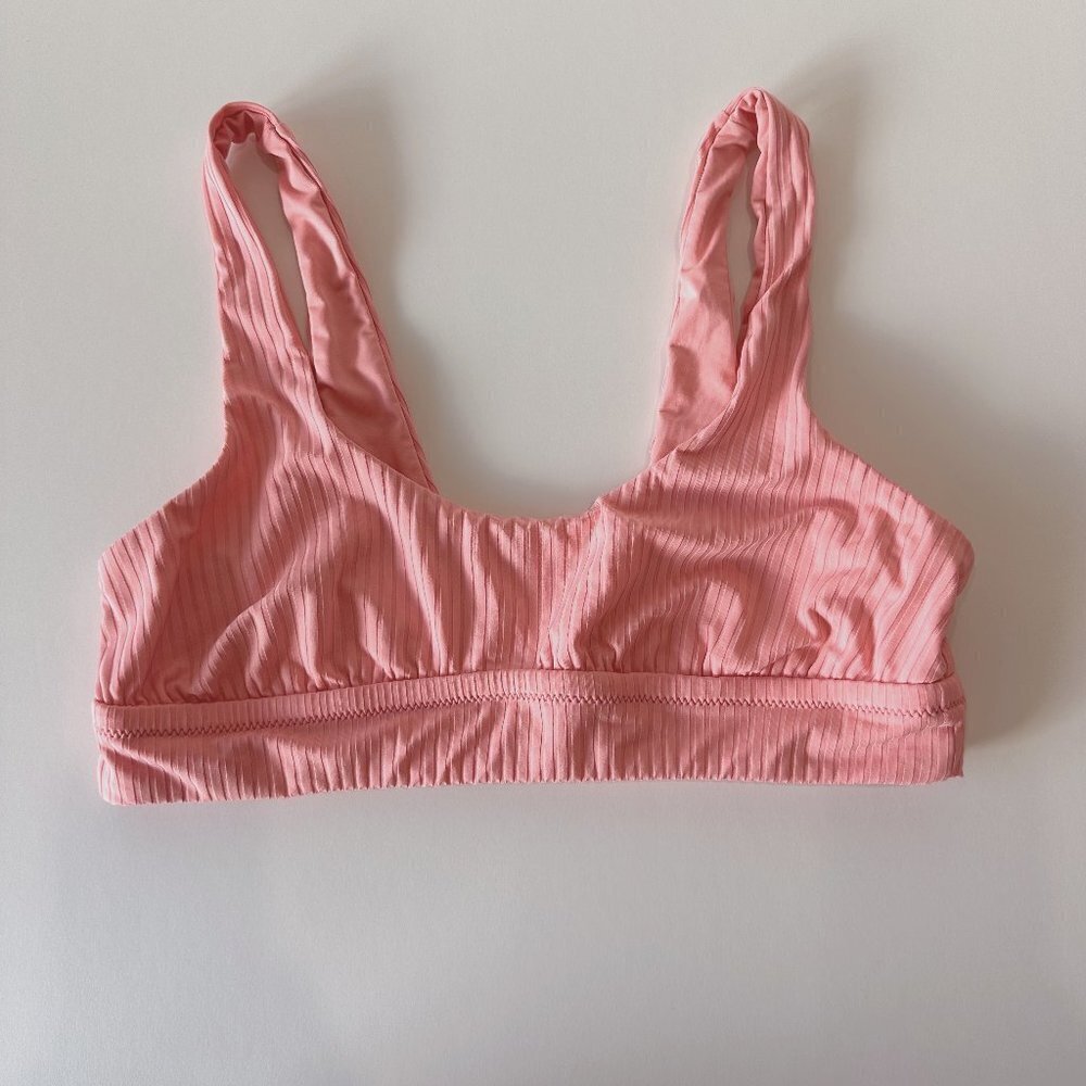 Vitamin A Pink Sienna Tank EcoRib (Ribbed) Bathing Suit Bikini Top